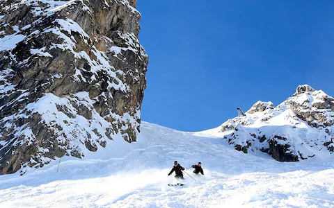 Grand Couloir is the wildest of all in Courchevel | CREDIT: Christian Arnal/Courchevel Tourism