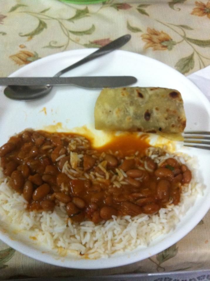 First Indian dinner