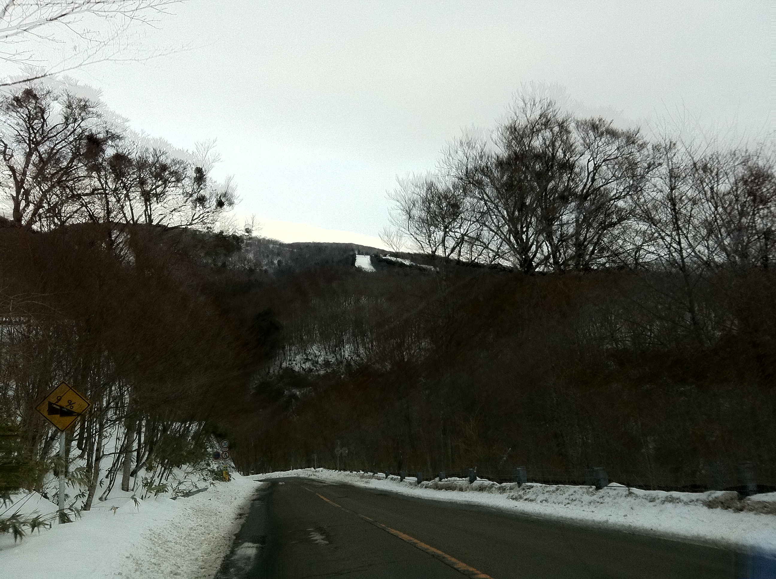 The drive to 那須