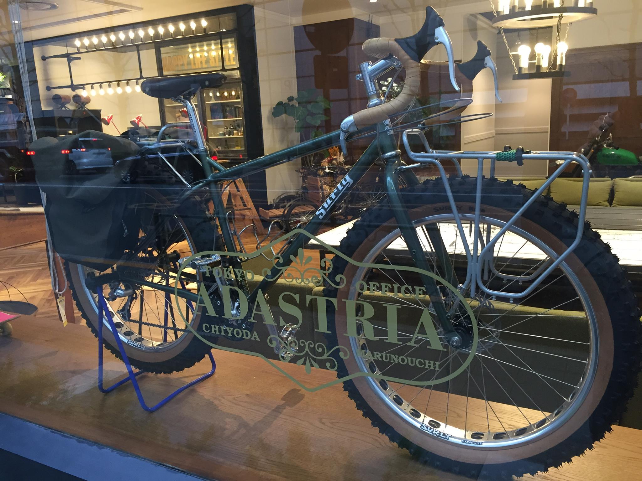 Now this is a bike!  Adastria store in Tokyo along Marunouchi
