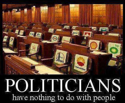 Politicians have nothing to do with people