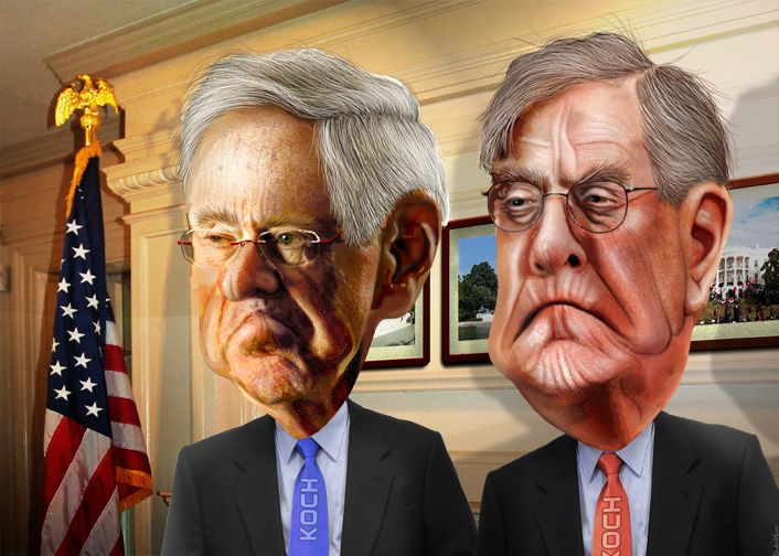 Koch Brothers were notorious for funneling money into right-wing idealogy candidates