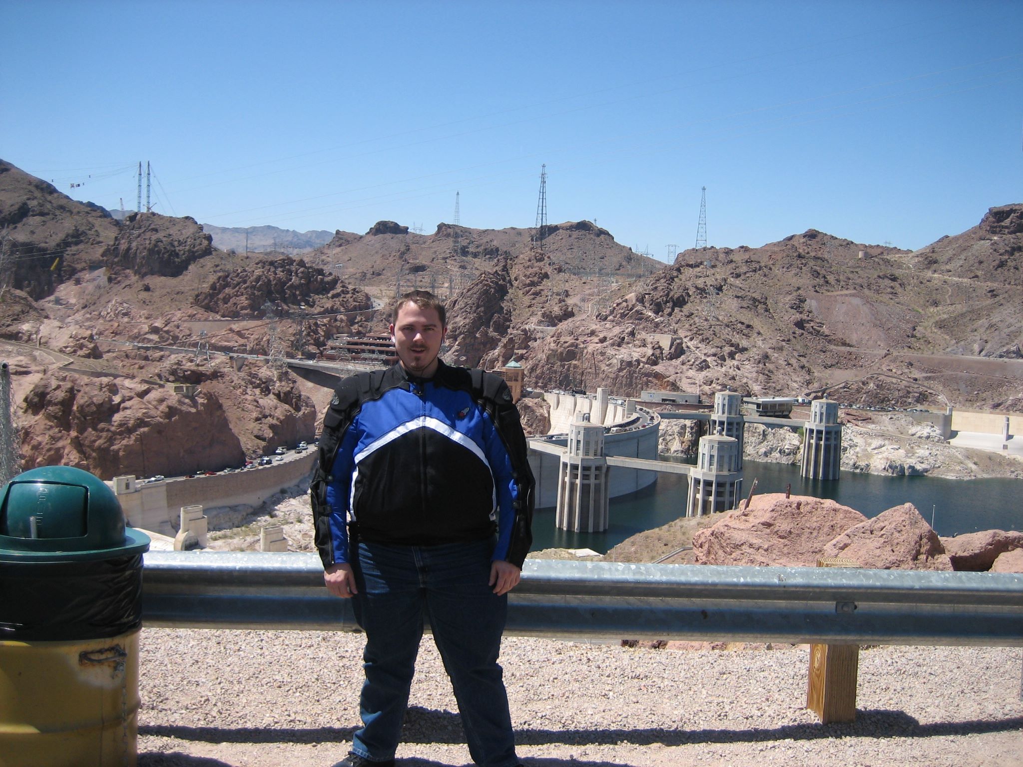 Rode my crotch rocket to the Hoover Dam