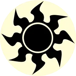 The “white mana” symbol | ™ and © Wizards of the Coast