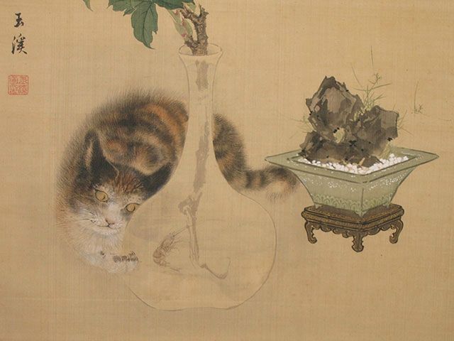Natural Beauty In Japanese Art An Exhibition Devoted To Images Of Nature To Open At Scholten Japanese Art Alai Japanese Art Traditional Japanese Art Cat Art