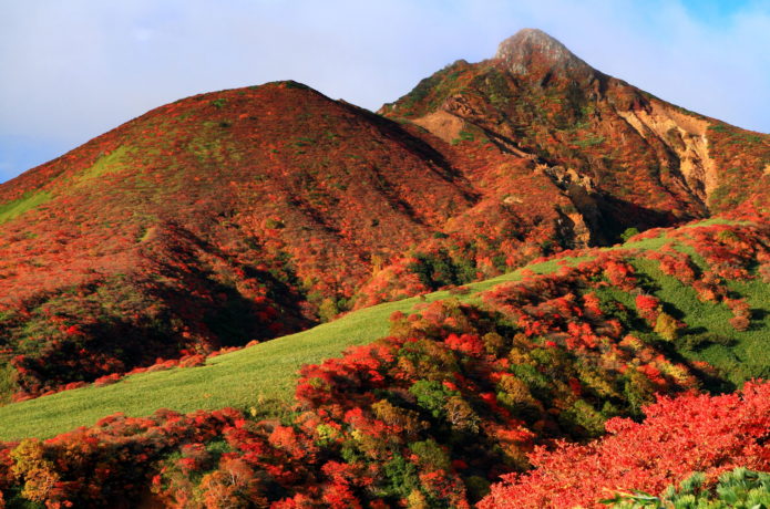 那須岳（茶臼岳）で紅葉登山
