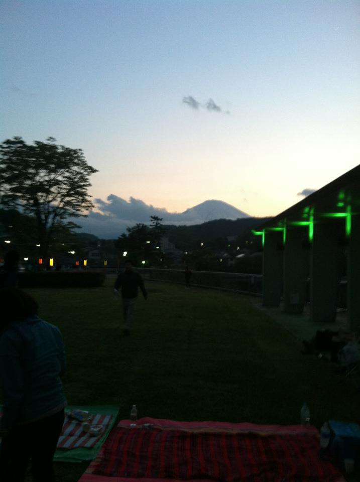 Mt. Fuji at sunset from CP7