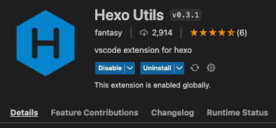 HEXO Utils extension