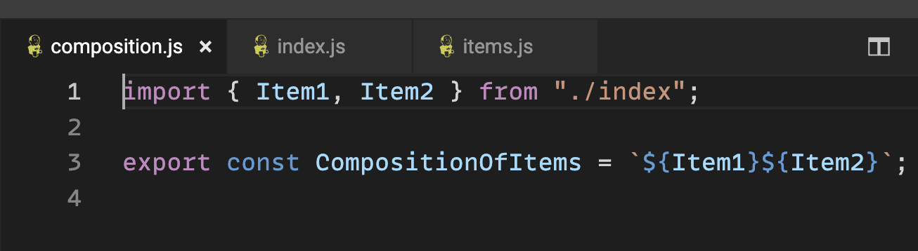 importing a dependency from the index.js file 😱